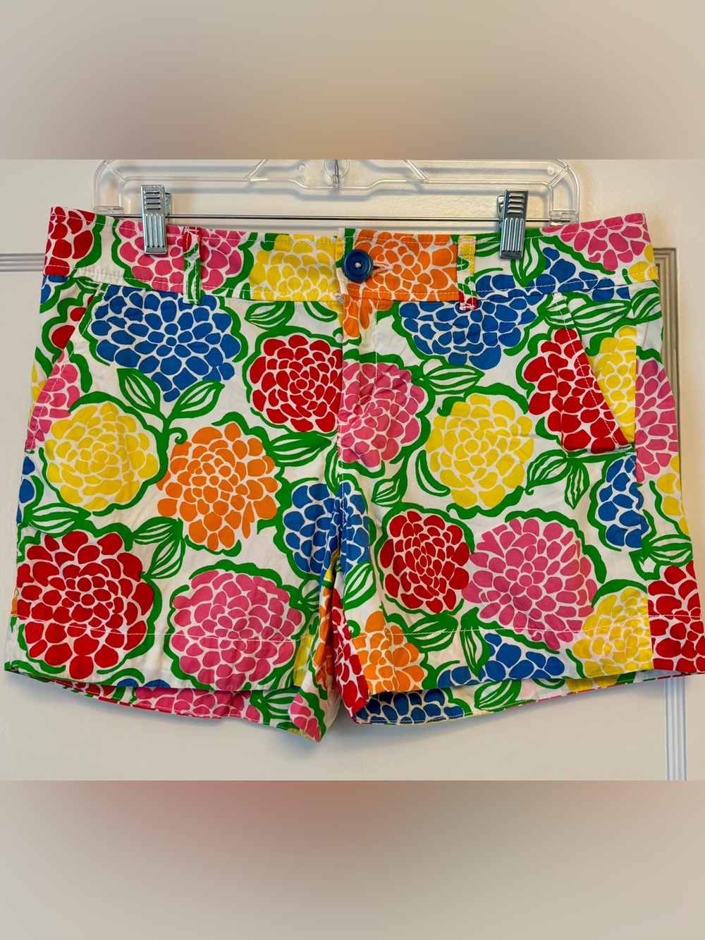 Lilly Pulitzer Callahan Shorts Size 8 Minnie Zinny Multi Floral